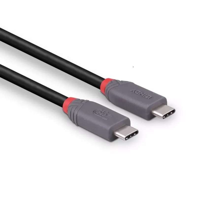 Lindy 1.5m USB 4 240W Type C kabelis, Anthra Line
