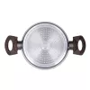Resto Kitchenware Carina 2,5 L apaļa bordo krāsā