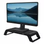 Fellowes datora monitora statīvs ar 3 augstuma regulējumiem - Hana LT monitora pacēlājs - Ergonomisks regulējams monitora statīvs datoriem - Maksimālais svars 22.6 kg - Melns