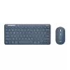Trust Lyra klaviatūra ar peli Biroja RF bezvadu + Bluetooth QWERTY US angļu valoda zila