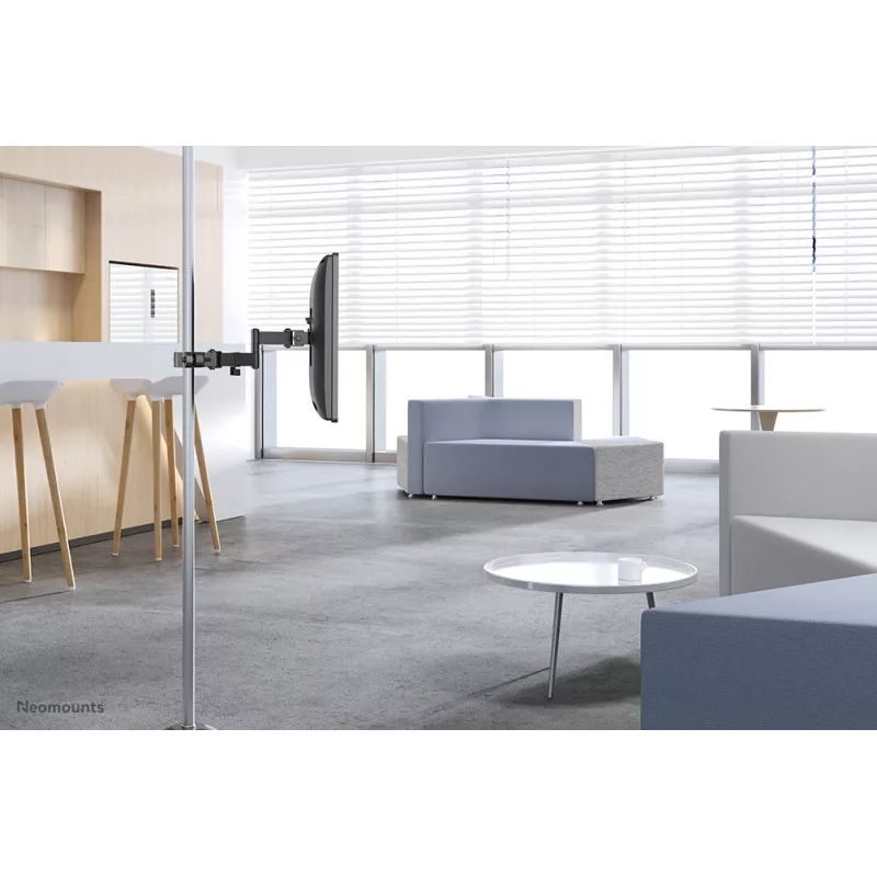 Neomounts FL40-450BL11 TV staba stiprinājums 17-32 collas - diam. 28-60 mm - pilnas kustības