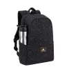 Mugursoma Rivacase 7923 33,8 cm 13,3 collas Melna Balta