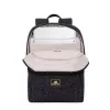 Mugursoma Rivacase 7923 33,8 cm 13,3 collas Melna Balta