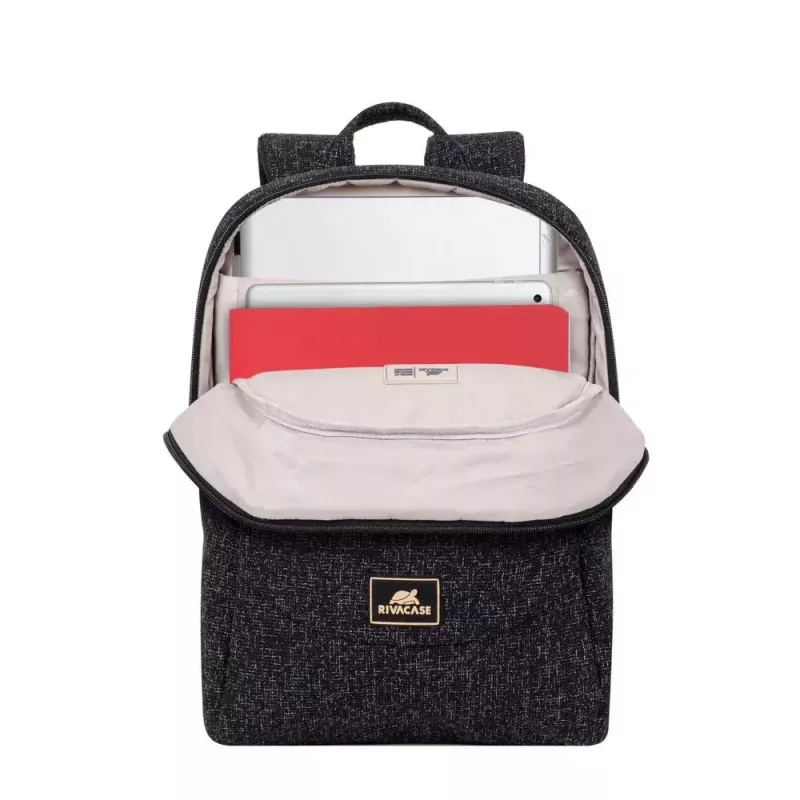 Mugursoma Rivacase 7923 33,8 cm 13,3 collas Melna Balta