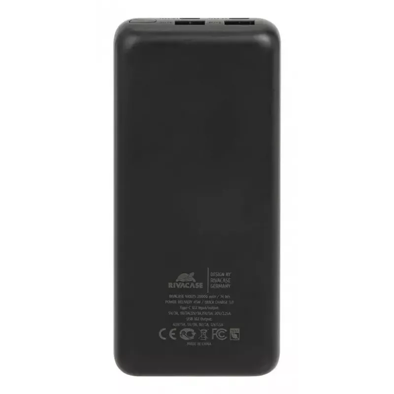 Rivacase VA1075 ārējais akumulators 20000 mAh