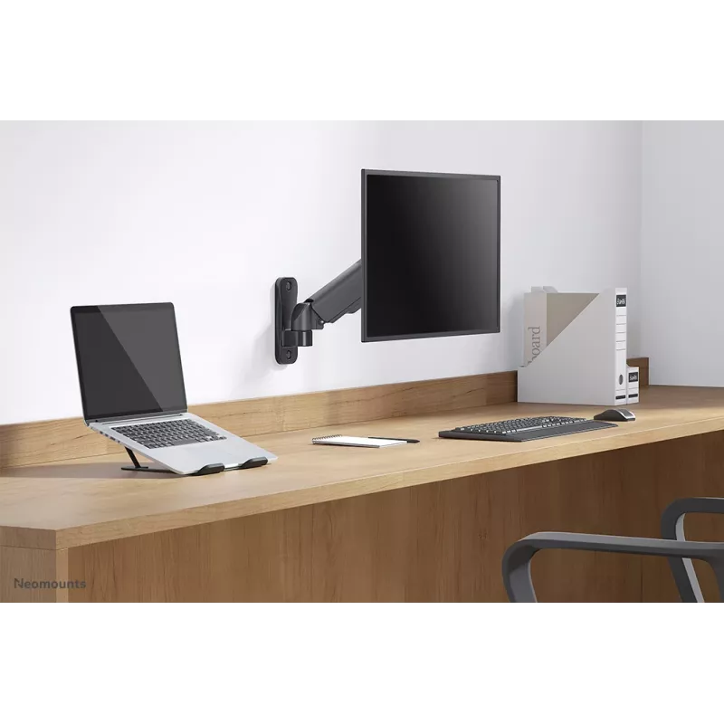 Neomounts WL70-440BL11 monitora/TV stiprinājums pie sienas 17-32 collas - gāzes atspere - pilnīga kustība