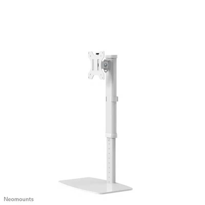 Neomounts FPMA-D890balta Monitora statīvs 10-30 collas, brīvi stāvošs, 6 kg, 25.4 cm (10 collas), 76.2 cm (30 collas), 100 x 100 mm, Balta
