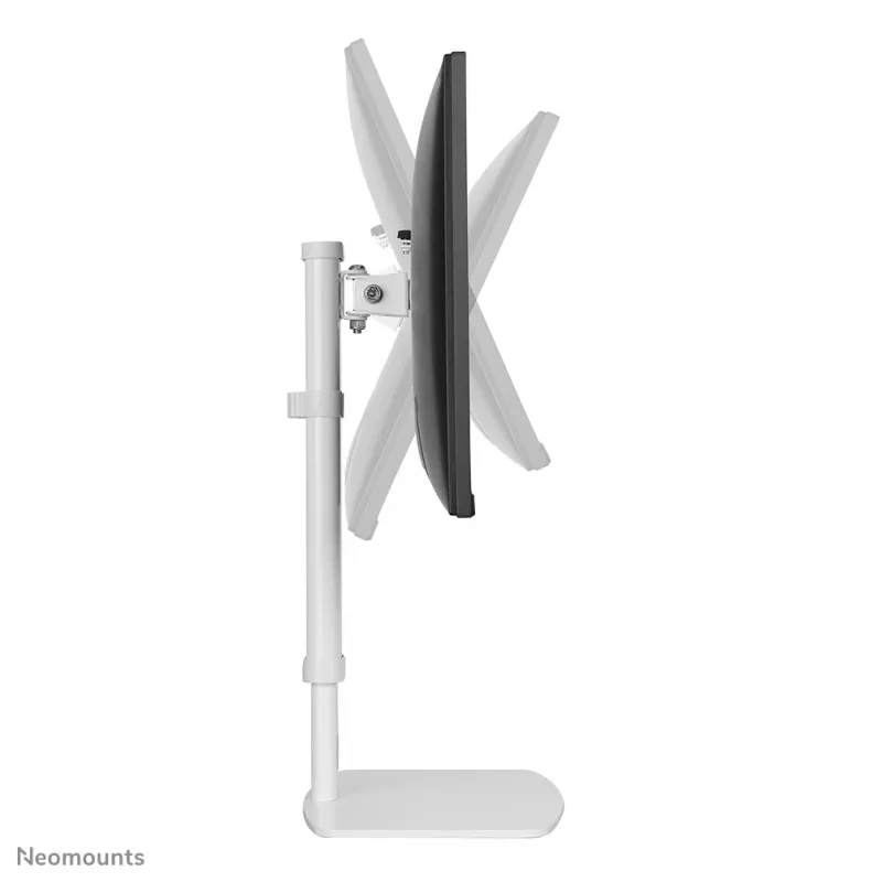 Neomounts FPMA-D890balta Monitora statīvs 10-30 collas, brīvi stāvošs, 6 kg, 25.4 cm (10 collas), 76.2 cm (30 collas), 100 x 100 mm, Balta