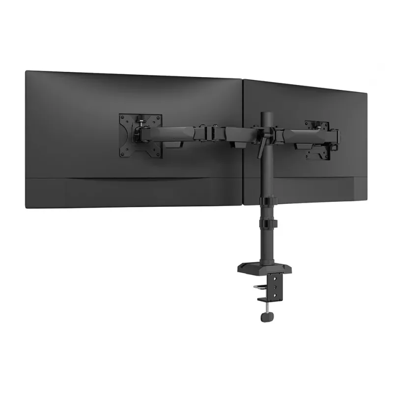 Neomounts DS60-600BL2 Monitora kronšteins 10-32 collas - Quick-fix - 180°-stop