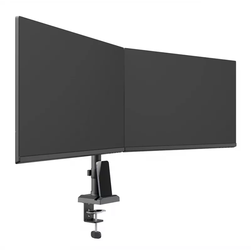 Neomounts DS60-600BL2 Monitora kronšteins 10-32 collas - Quick-fix - 180°-stop