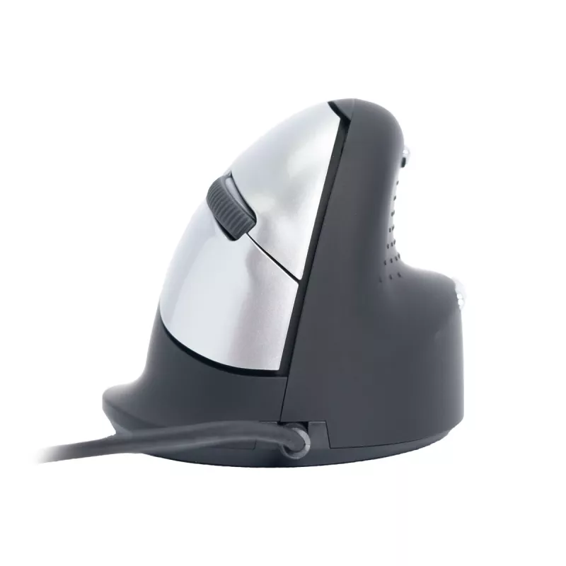 R-Go Tools Ergonomiskā pele R-Go HE Break ar pārtraukuma programmatūru, vidēja (rokas izmērs 165-185 mm), labročiem, vadu, melna