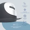 R-Go Tools Ergonomiskā pele R-Go HE Break ar pārtraukuma programmatūru, vidēja (rokas izmērs 165-185 mm), labročiem, vadu, melna