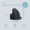 R-Go Tools Ergonomiskā pele R-Go HE Break ar pārtraukuma programmatūru, vidēja (rokas izmērs 165-185 mm), labročiem, vadu, melna