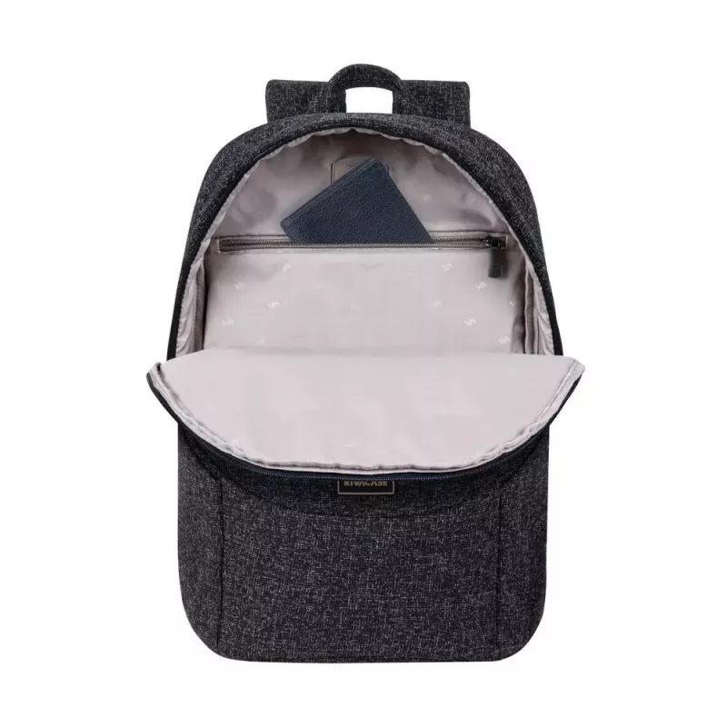 Mugursoma Rivacase 7962 39,6 cm (15,6 collas) Melna Balta Pārnēsāšanas rokturis Plecu siksna