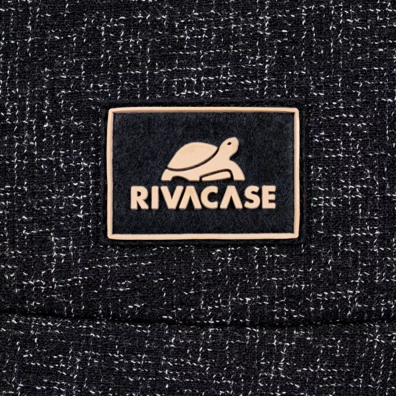 Mugursoma Rivacase 7962 39,6 cm (15,6 collas) Melna Balta Pārnēsāšanas rokturis Plecu siksna