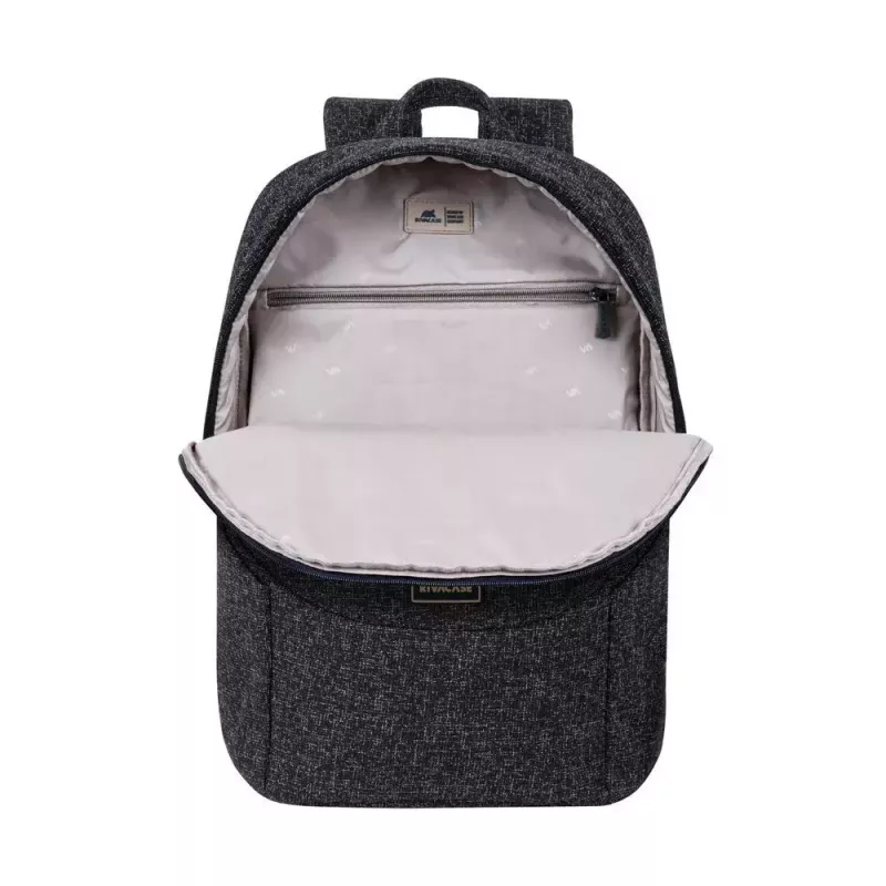 Mugursoma Rivacase 7962 39,6 cm (15,6 collas) Melna Balta Pārnēsāšanas rokturis Plecu siksna