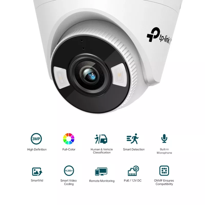 TP-Link VIGI C430 Dome IP drošības kamera Iekštelpām un ārā 2304 x 1296 pikseļi Griesti