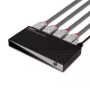 Lindy 3 Portu HDMI 8K60 Slēdzis HDMI USB Micro-USB Melns 4320p 48 Gbit/s