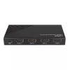 Lindy 3 Portu HDMI 8K60 Slēdzis HDMI USB Micro-USB Melns 4320p 48 Gbit/s