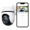 TP-Link āra pagriežamā/noliecamā drošības Wi-Fi kamera SPEC: 3K 5MP (2880x1620), 2,4 GHz, 2 × ārējās antenas, 1 × Ethernet ports, horizontāli 360°