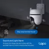 TP-Link āra pagriežamā/noliecamā drošības Wi-Fi kamera SPEC: 3K 5MP (2880x1620), 2,4 GHz, 2 × ārējās antenas, 1 × Ethernet ports, horizontāli 360°