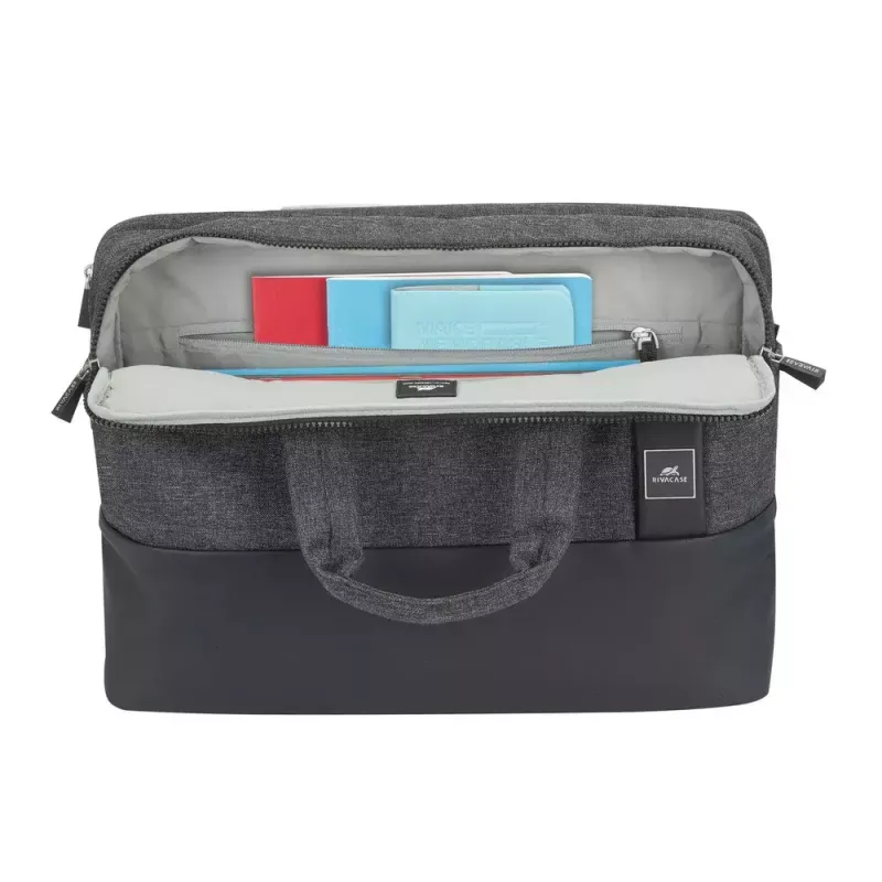 Portfelis Rivacase Lantau 39.6 cm (15.6 collas) Melns Pelēks 8831 Melns MELANGE