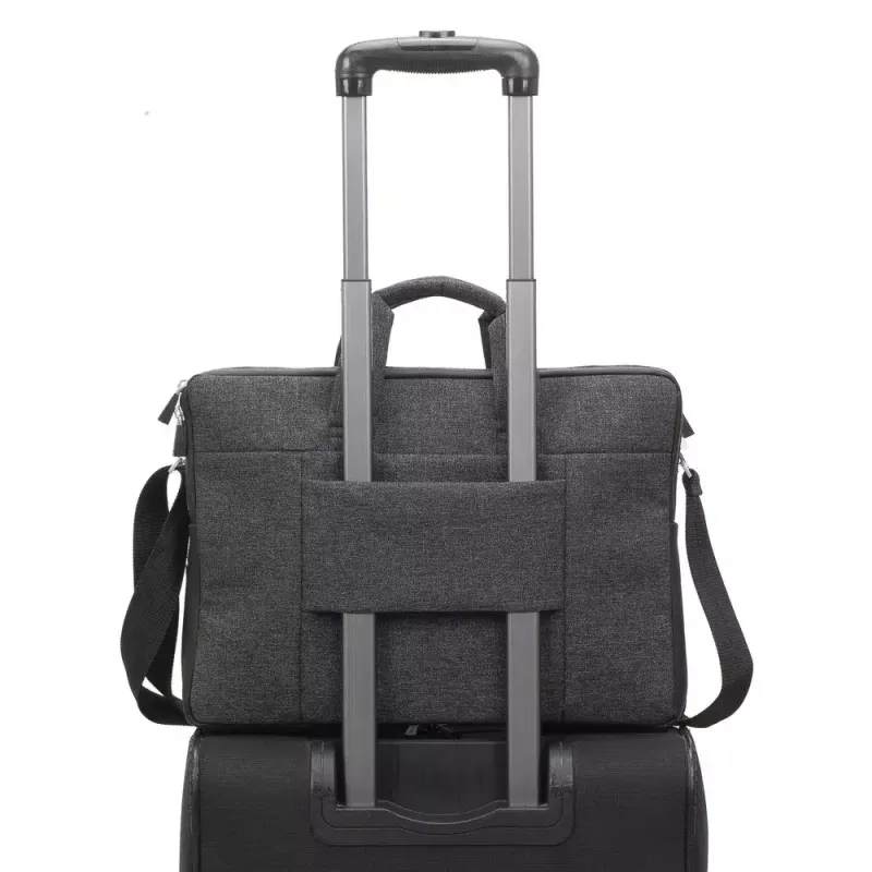 Portfelis Rivacase Lantau 39.6 cm (15.6 collas) Melns Pelēks 8831 Melns MELANGE