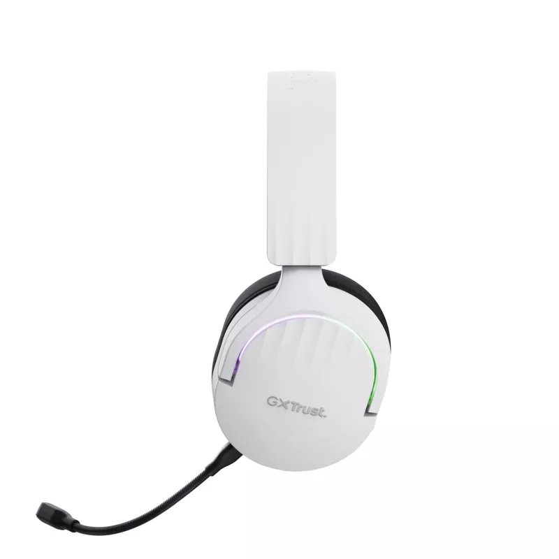 Trust GXT 491W FAYZO austiņas ar vadu un bezvadu savienojumu Galvas lente Spēļu USB Type-C Bluetooth Melns, Balts