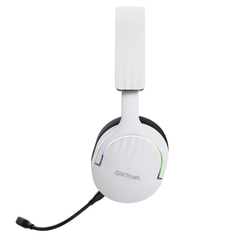 Trust GXT 491W FAYZO austiņas ar vadu un bezvadu savienojumu Galvas lente Spēļu USB Type-C Bluetooth Melns, Balts