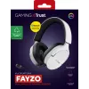 Trust GXT 491W FAYZO austiņas ar vadu un bezvadu savienojumu Galvas lente Spēļu USB Type-C Bluetooth Melns, Balts