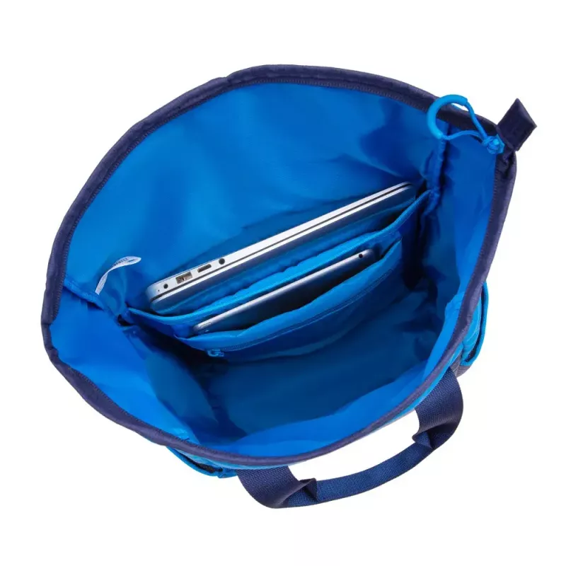 Mugursoma Rivacase Dijon 39,6 cm (15,6 collas) Zila 1 nodalījums Pārnēsāšanas rokturis Plecu siksna