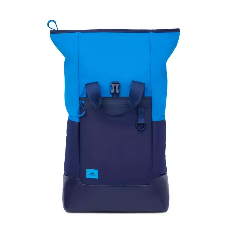 Mugursoma Rivacase Dijon 39,6 cm (15,6 collas) Zila 1 nodalījums Pārnēsāšanas rokturis Plecu siksna