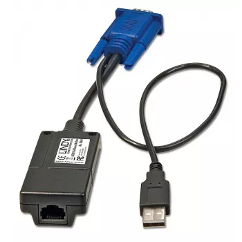 Lindy CAT-32 IP datora piekļuves modulis, USB un VGA