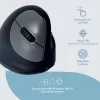 R-Go Tools ergonomiskā pele R-Go HE Break ar pārtraukuma programmatūru, vidēja (rokas izmērs 165-185 mm), labročiem, Bluetooth, melna