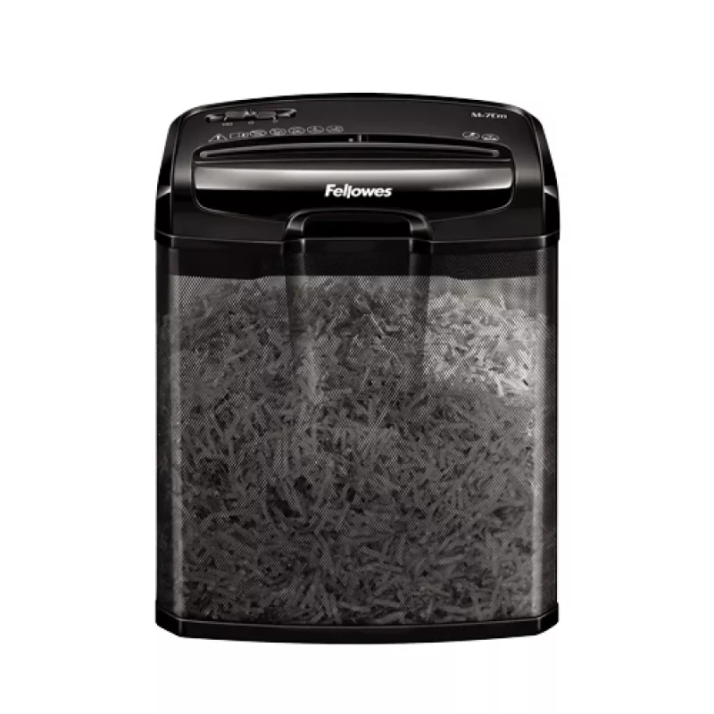 Fellowes M-7Cm dokumentu smalcinātājs, daļiņu griešana, melns