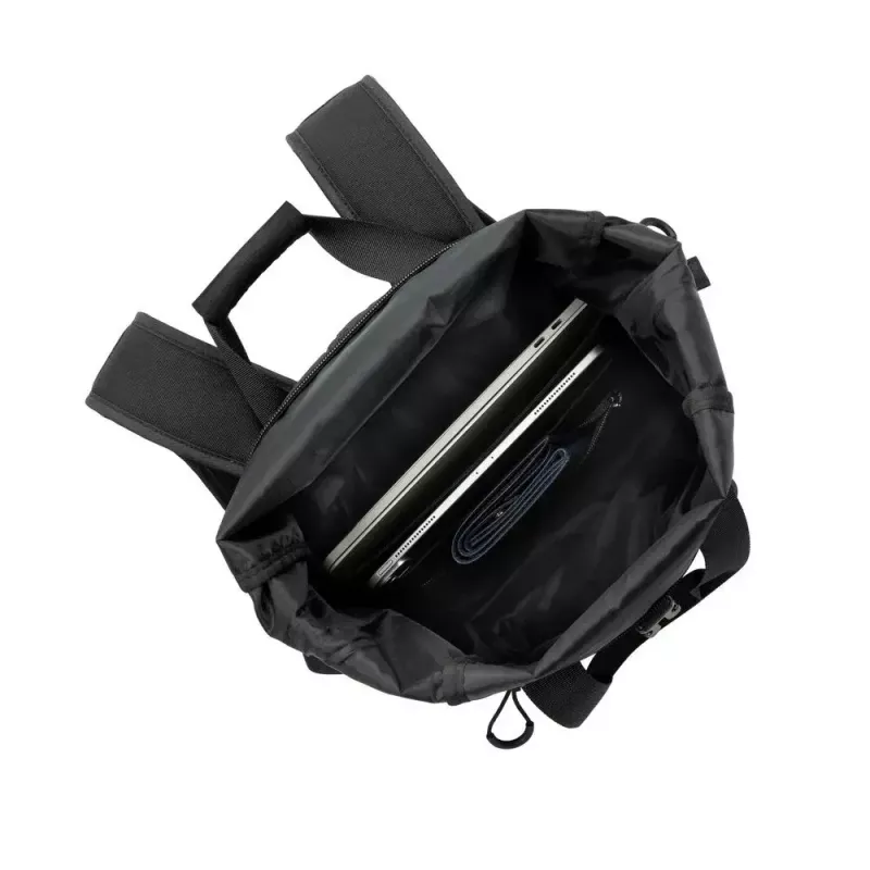 Mugursoma Rivacase Dijon 39.6 cm 15.6 collas Melna 1 nodalījums