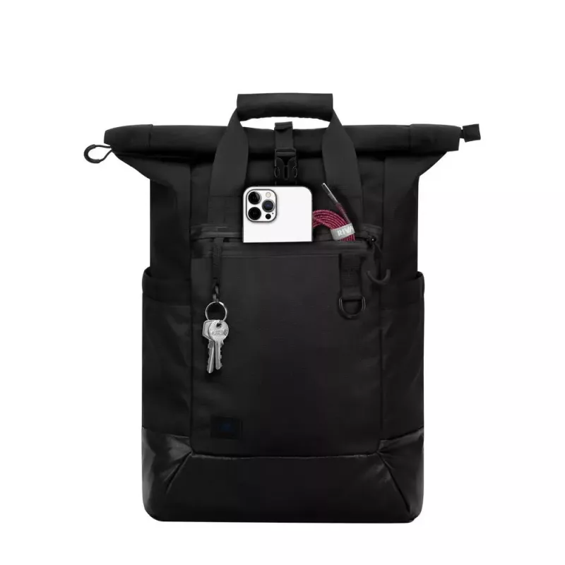 Mugursoma Rivacase Dijon 39.6 cm 15.6 collas Melna 1 nodalījums