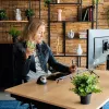 R-Go Tools Dokumentu turētājs R-Go Flex Read, ergonomisks, ar mīkstu putu plaukstas balstu, caurspīdīgs akrils