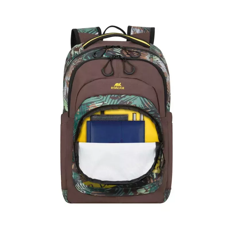 Mugursoma Rivacase Erebus 39,6 cm 15,6 collas Haki Krāsains pārnēsāšanas rokturis Plecu siksna