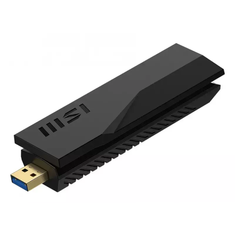 USB Stick MSI BE6500 WiFi7 USB 3.2 Gen 1 Dongle Melns
