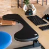 R-Go Tools roku balsts R-Go, ergonomisks, simetrisks, ar vēdera izgriezumu, mīksts putuplasts, melns