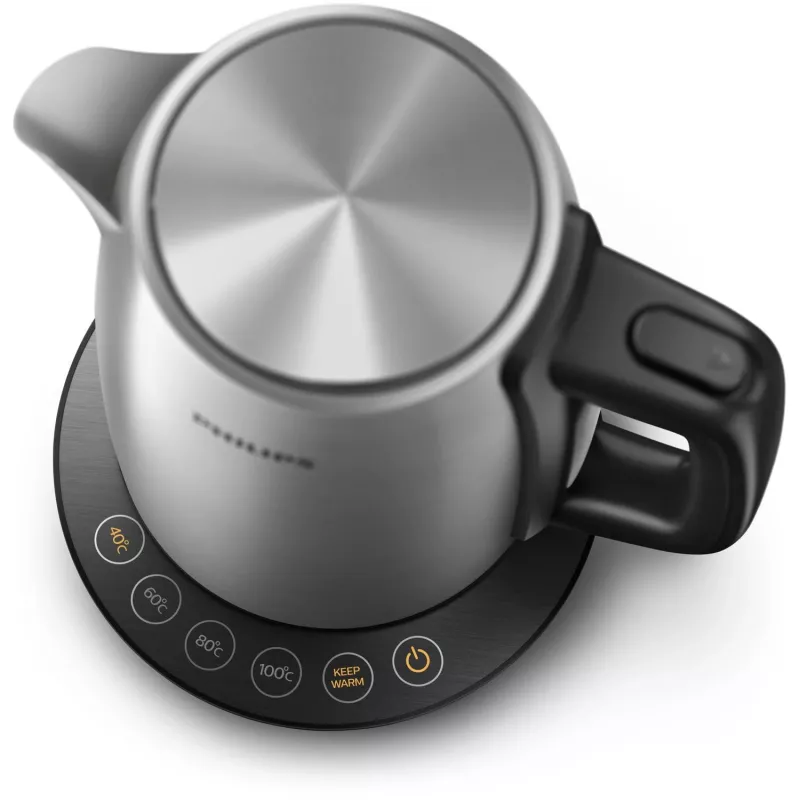 Elektriskā tējkanna Philips HD9359/90 1,7 L, 2200 W, nerūsējošā tērauda korpuss, melna metāliska