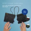 R-Go Tools ergonomiskā tastatūra R-Go Split Break v2 ar pārtraukumu programmatūru, ergonomiska dalīta tastatūra, QWERTY (UK), vadu savienojums, melna