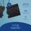 R-Go Tools ergonomiskā tastatūra R-Go Split Break v2 ar pārtraukumu programmatūru, ergonomiska dalīta tastatūra, QWERTY (UK), vadu savienojums, melna