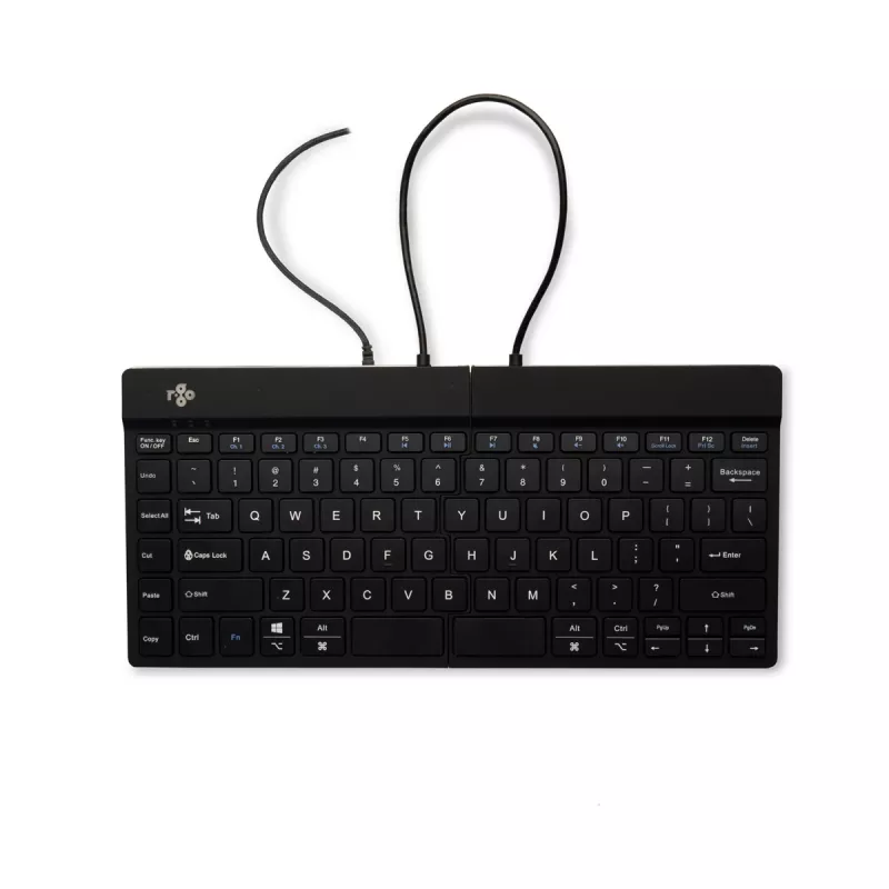 R-Go Tools Ergonomic tastatūra R-Go Split Break v2 with break software, ergonomic split tastatūra, QWERTY (US), Wired, Melns