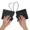 R-Go Tools Ergonomic tastatūra R-Go Split Break v2 with break software, ergonomic split tastatūra, QWERTY (US), Wired, Melns