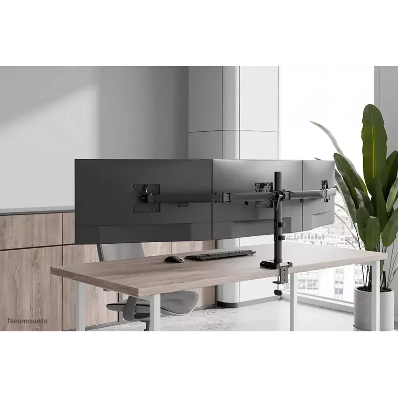 Galda monitora svira Neomounts DS60-600BL3 skava/starplika 10-27 collas