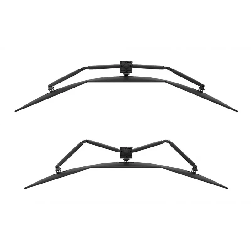 Galda monitora svira Neomounts DS60-600BL3 skava/starplika 10-27 collas