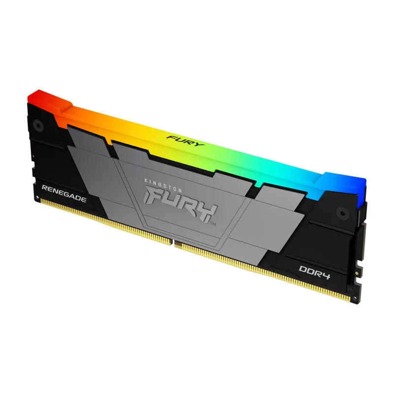 DIMM DDR4 16GB (2x8GB) Kingston FURY 3200MT/s 288-pin CL16 1.35V ar RGB radiatoru