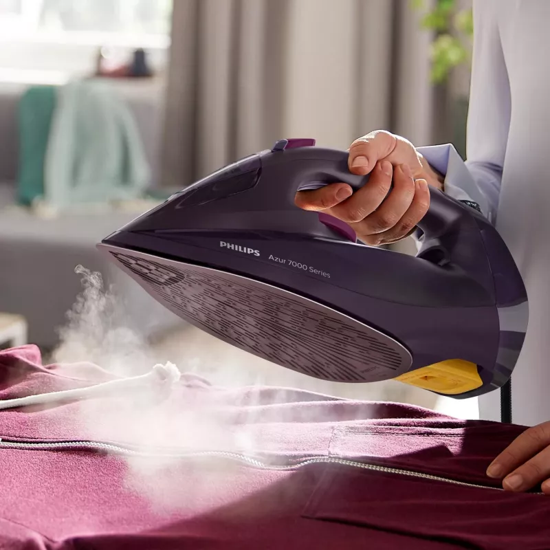 Philips 7000 sērija DST7061/30 gludeklis Tvaika gludeklis SteamGlide Elite zole 3000 W Violeta